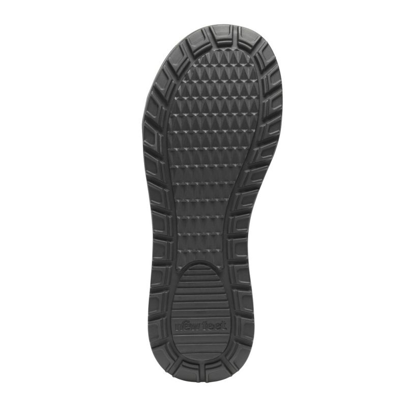 New Feet Känga med dragkedja & två kardborreband, svart