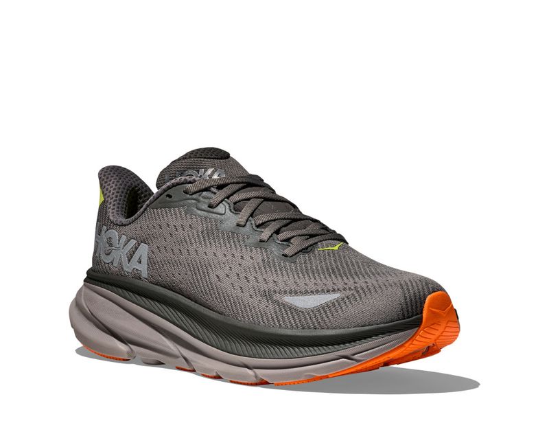 Hoka M Clifton 9 GTX Asphalt Grey/Gravel