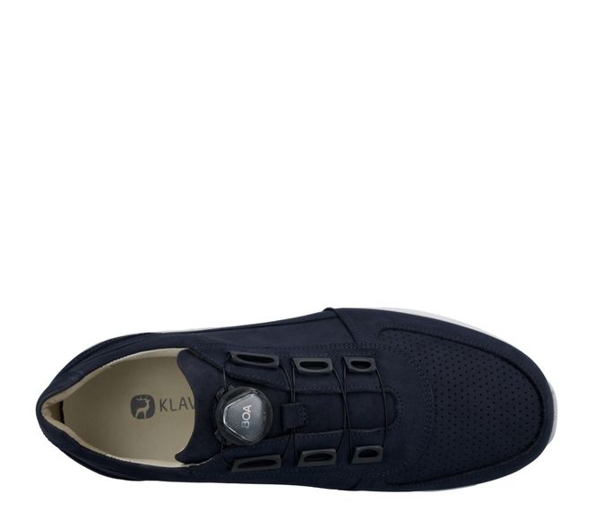 Huvudbild Klaveness Thore Shoe Blue Nubuck
